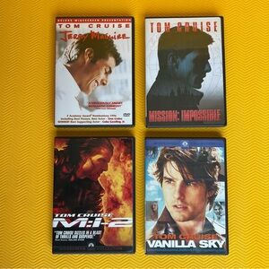 Tom Cruise movie bundle, 4 DVDs